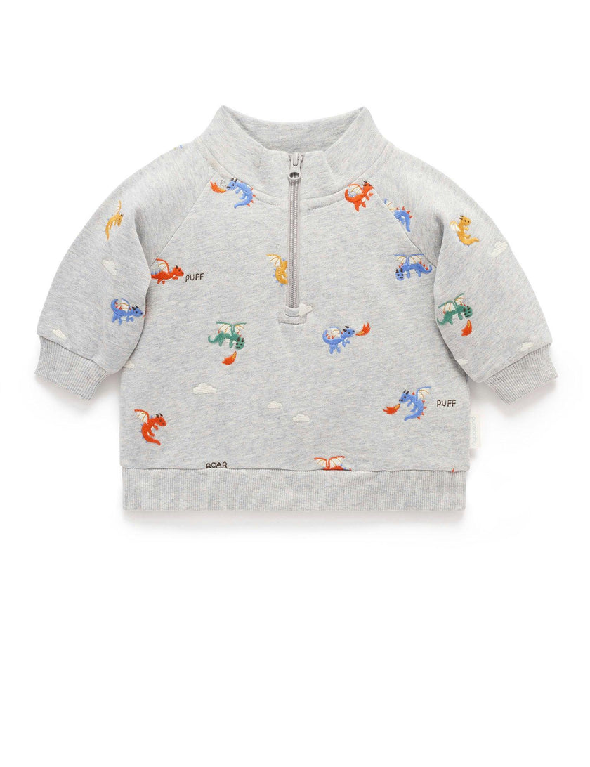 Embroidered Windcheater Flying Dragon Broderie