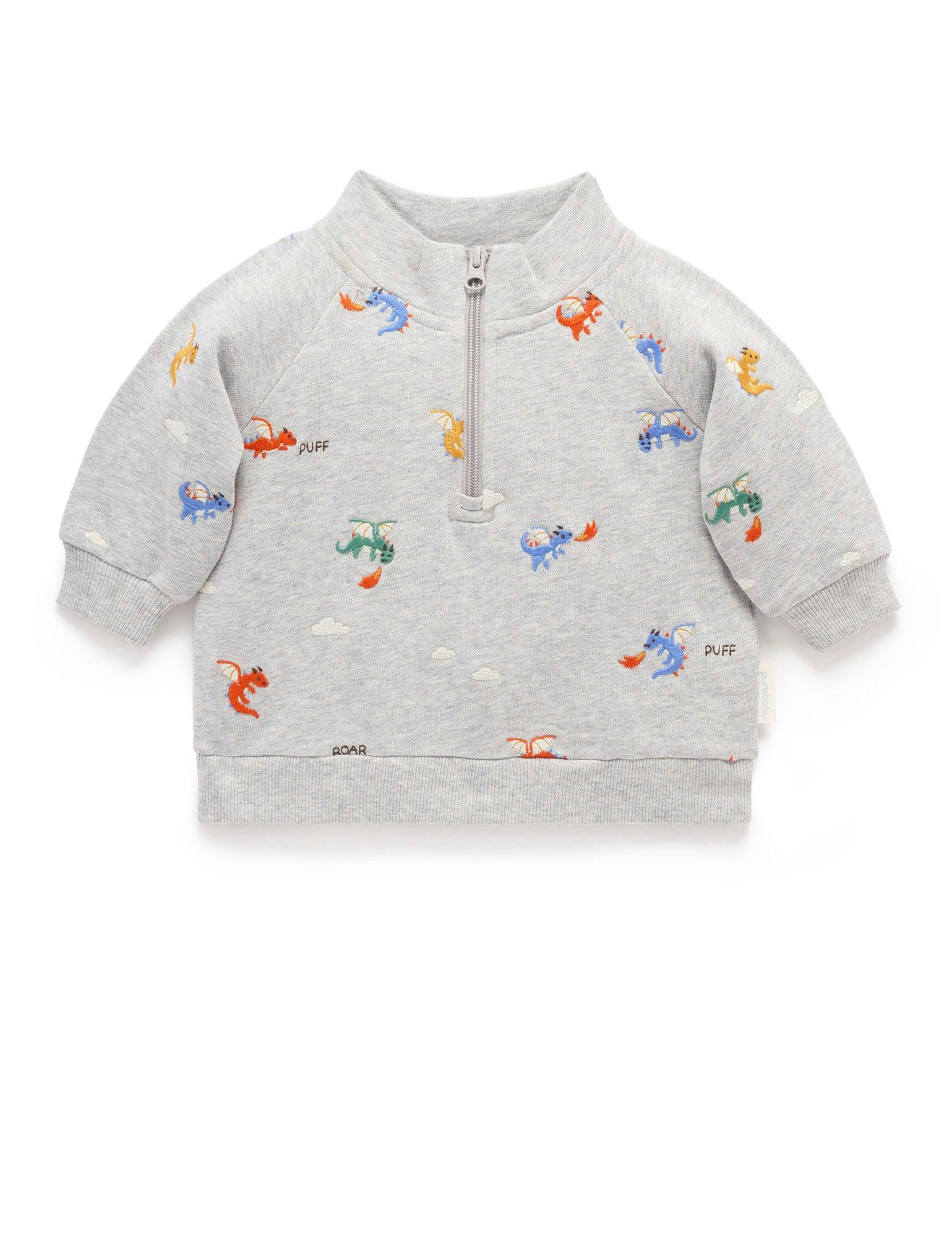 Embroidered Windcheater Flying Dragon Broderie