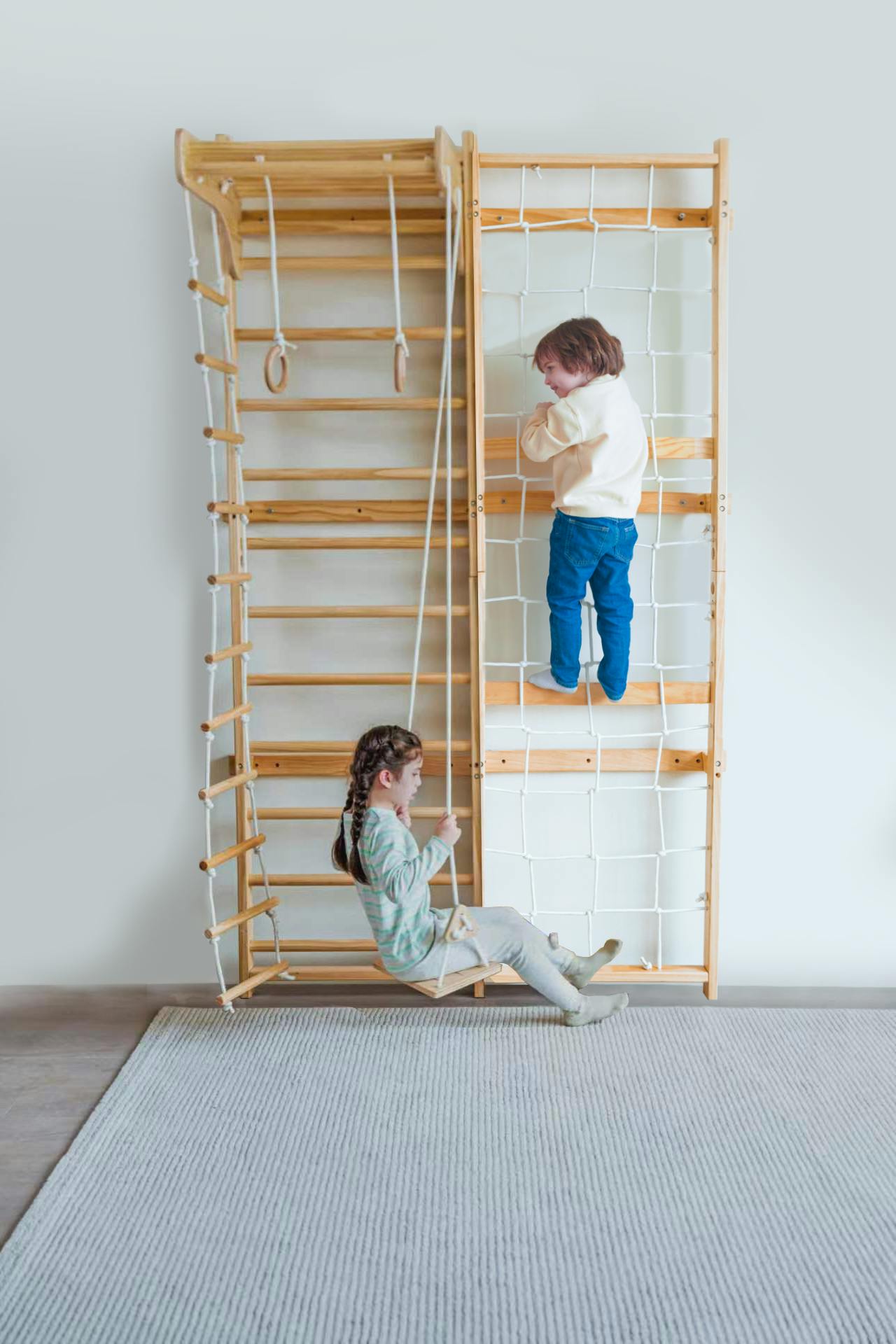 Neem | Swedish Ladder & Rope Wall