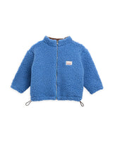 children's merino wool bomber jacket - ice blue