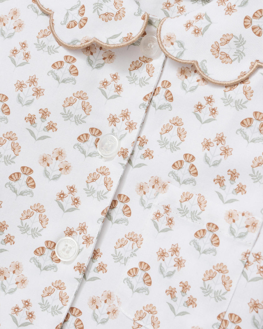 Kid's Twill Colette Pajama Set in Estate Garden