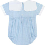 Blue Gingham Baby Bubble