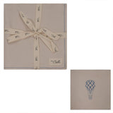 Hot Air Balloon Checkered Knit Blanket