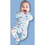 Organic Zippered Footed Onesie