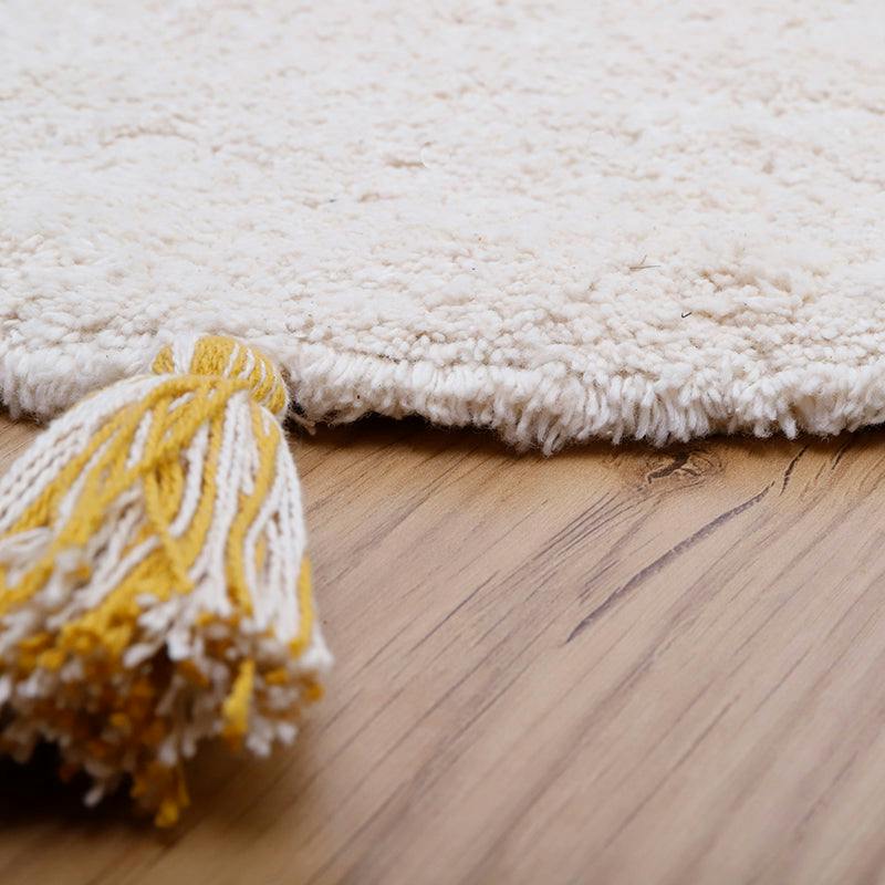 Hand-Tufted Tassel Round Rug