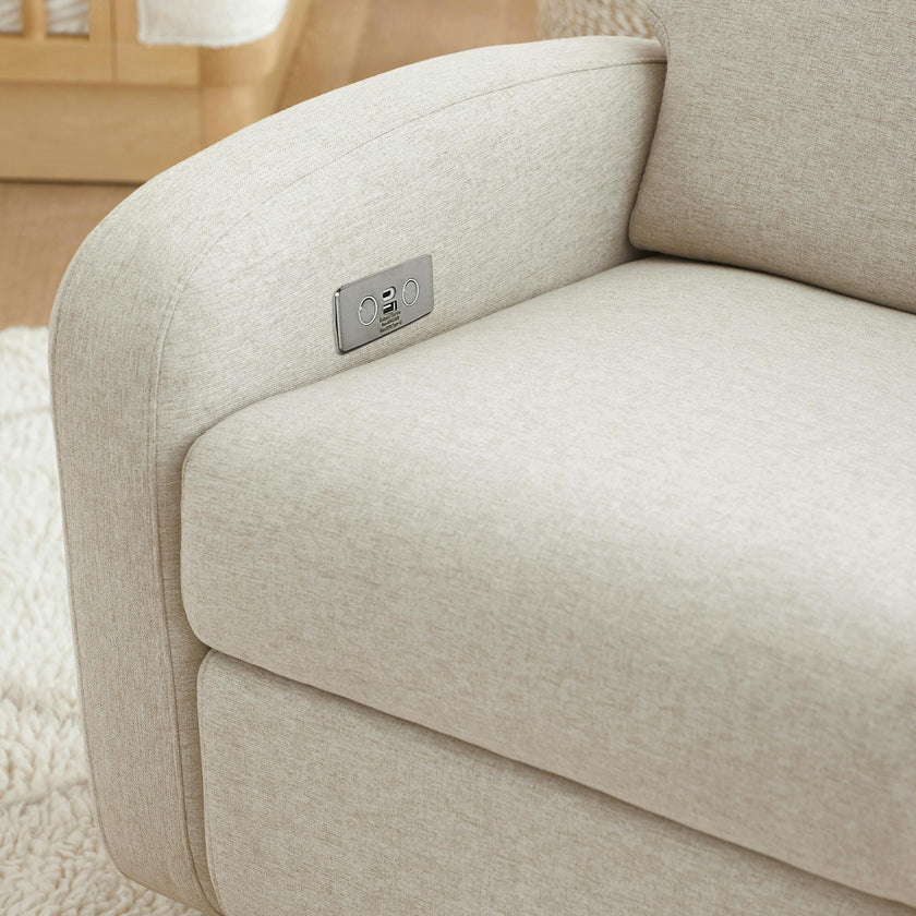 Nami Electronic Recliner & Swivel Glider Recliner With USB Port