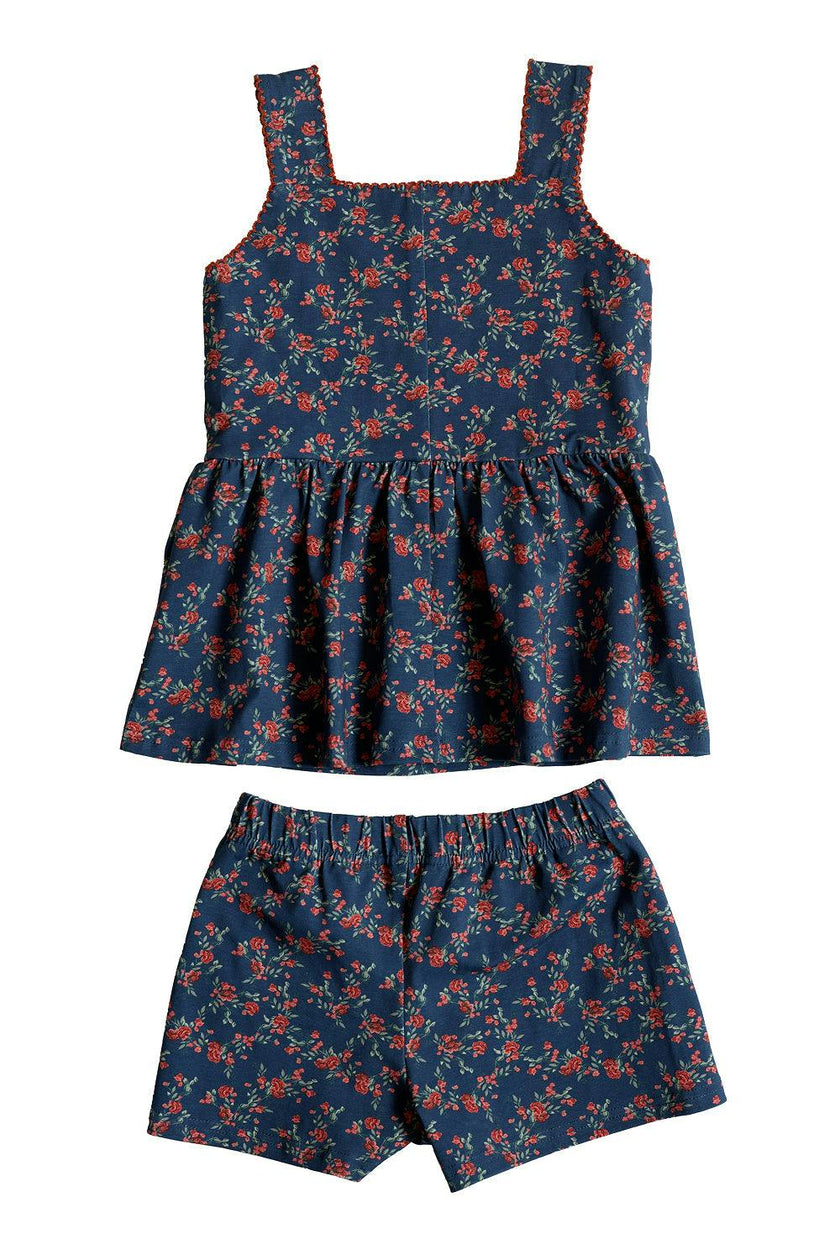 Mini Blair Set in Midnight Vibrant Chintz