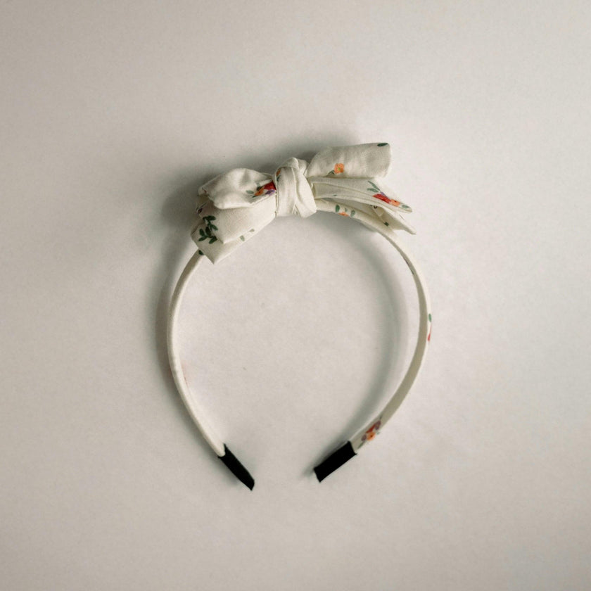 Three Little Bows Headband | Summer Petals