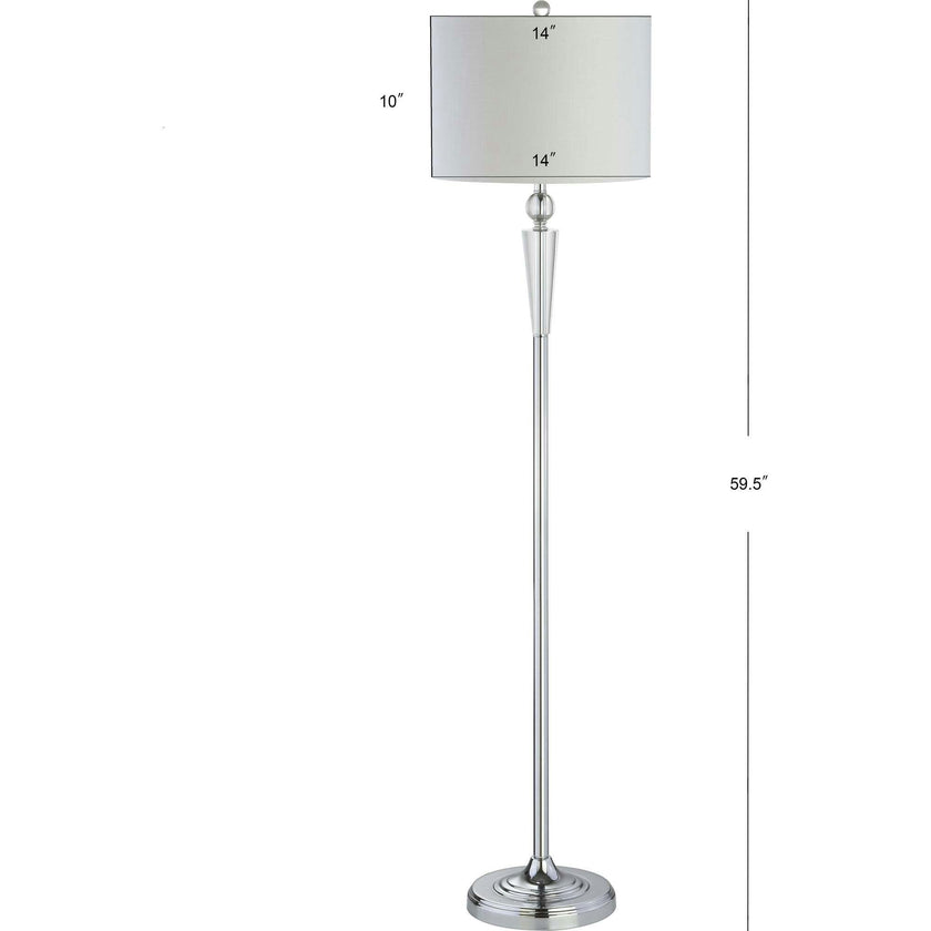 Reese 59.5" Crystal LED Floor Lamp