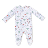 Home Run Baseball - 2 Way Zipper Footie & Swaddle