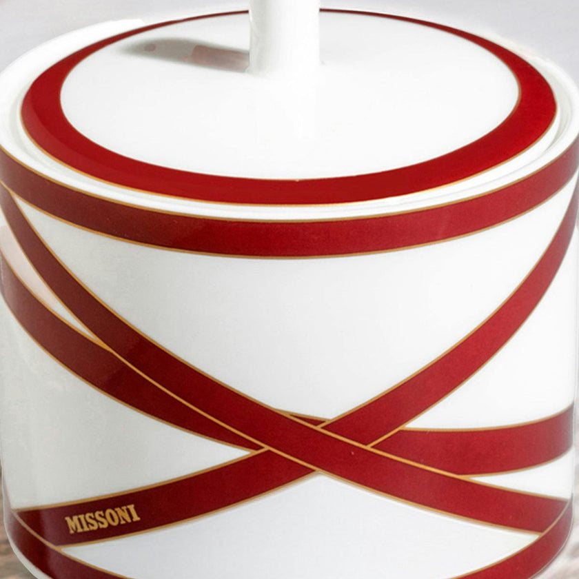 NASTRI BORDEAUX Sugar Pot - Ø 8,6 x H. 9 Cm