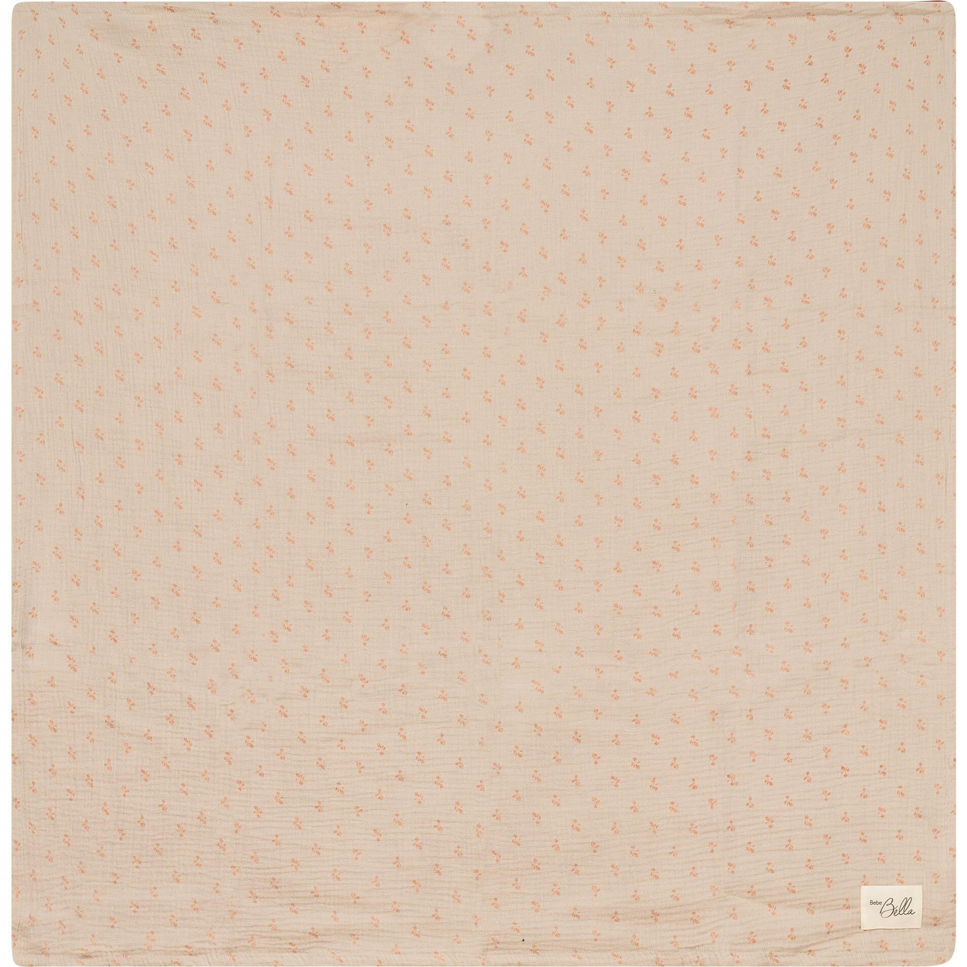 Raddish Print Swaddle Blue/Biscuit