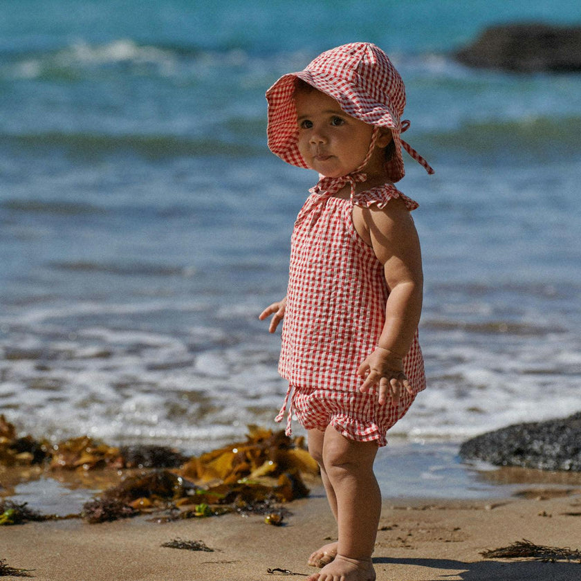 Gingham Sunhat