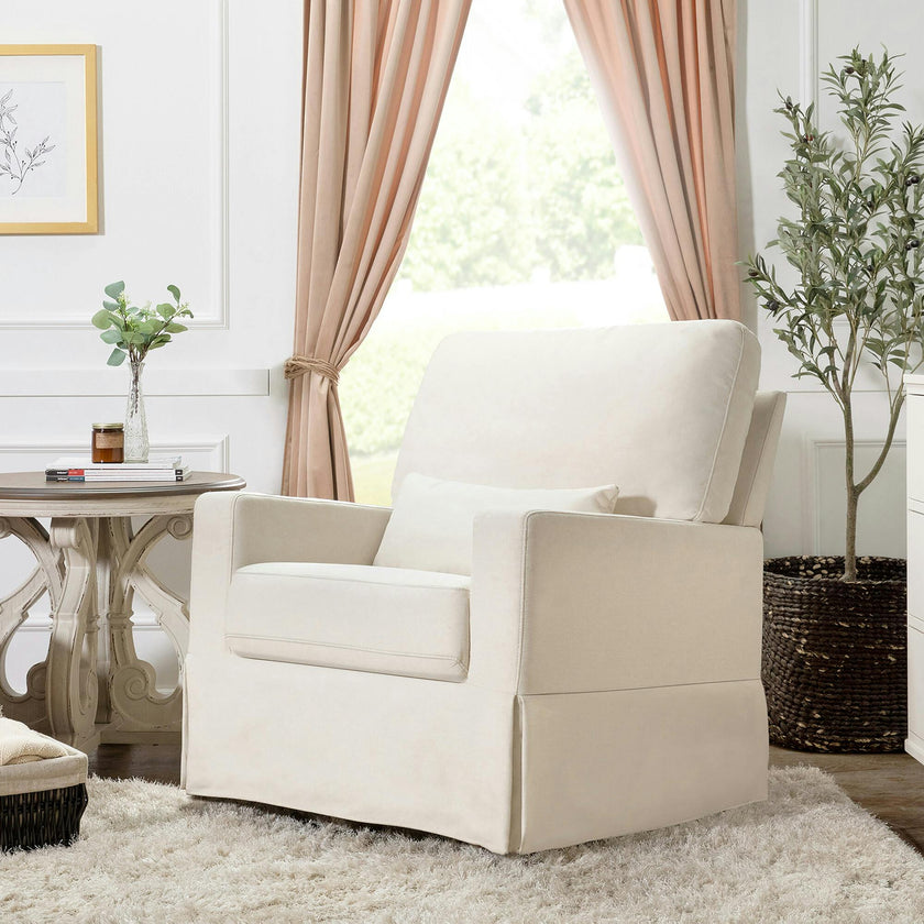 Crawford Pillowback Comfort Swivel Glider
