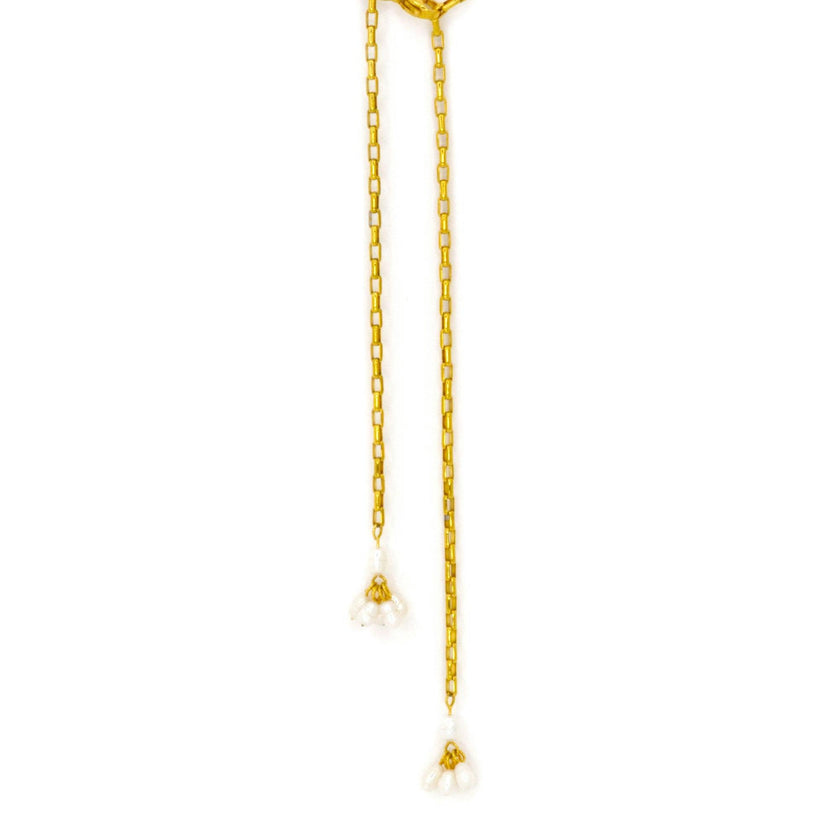 Flower Bolo Necklace