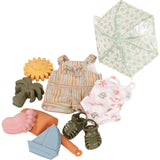 Gotz Hannah Every Season - 19.5" Posable Doll with Extra Outfits & Accessories for Every Season - Long Brown Hair to Wash & Style with Stone Grey Eyes