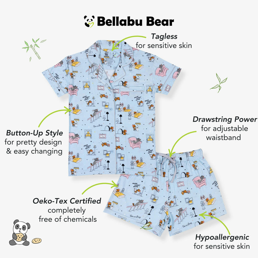 Tom & Jerry: Home Sweet Home Bamboo Women's Pajama Short Set