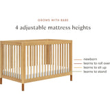 Gelato 4-in-1 Convertible Crib With Toddler Bed Conversion Kit
