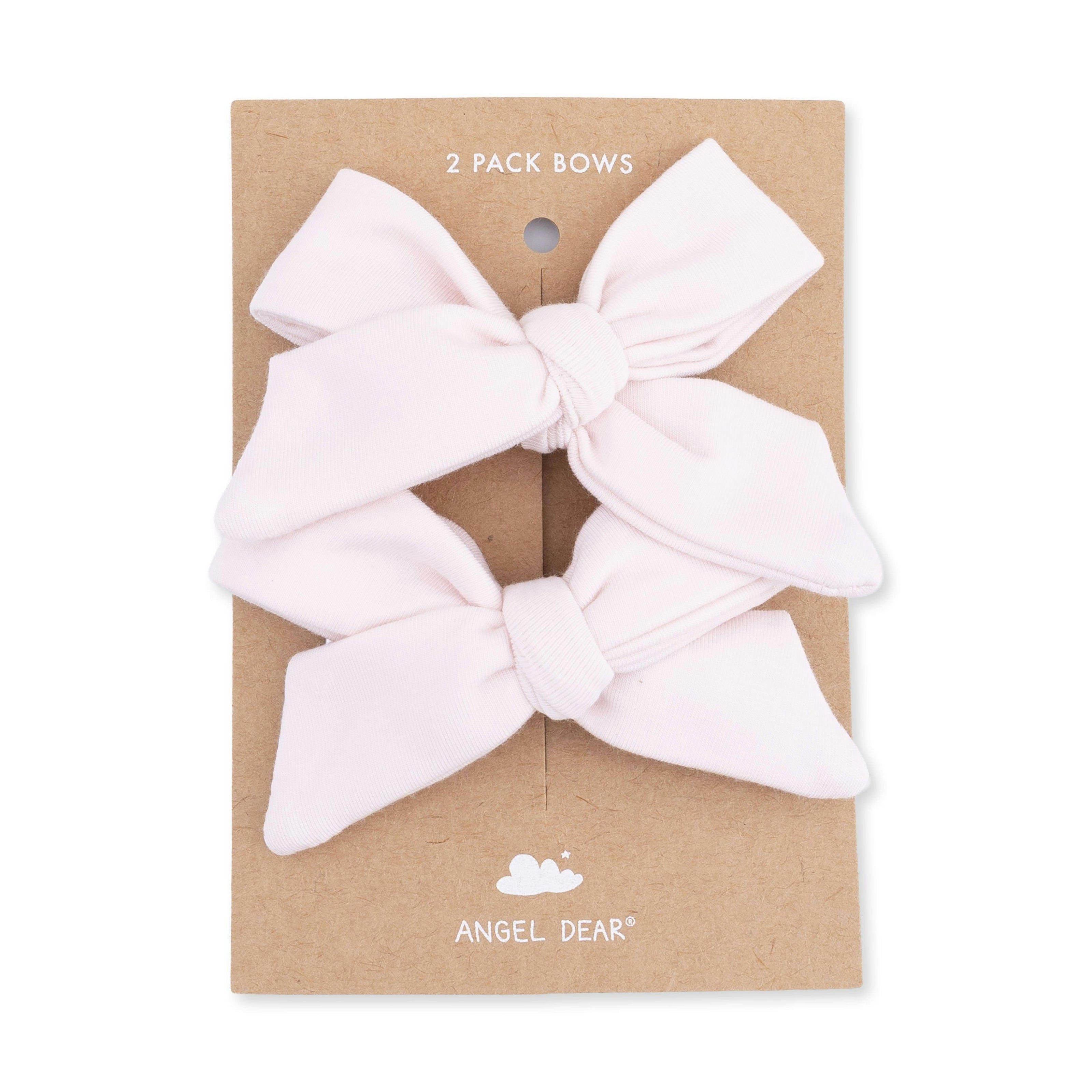 Solid Mauve Morn - 2 Pack Bow Clips