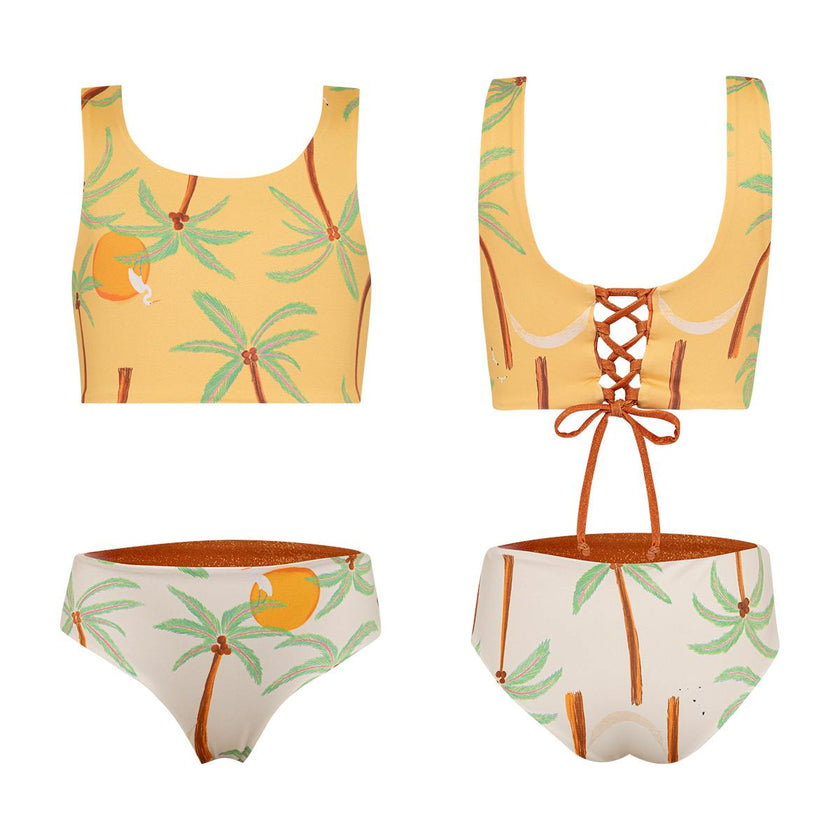 PALMERAS AMARILLO - SUN&MOON BIKINI