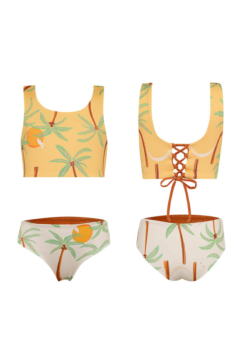 PALMERAS AMARILLO - SUN&MOON BIKINI