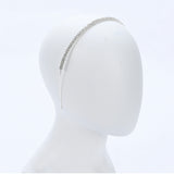 Silver Crystal Row Headband