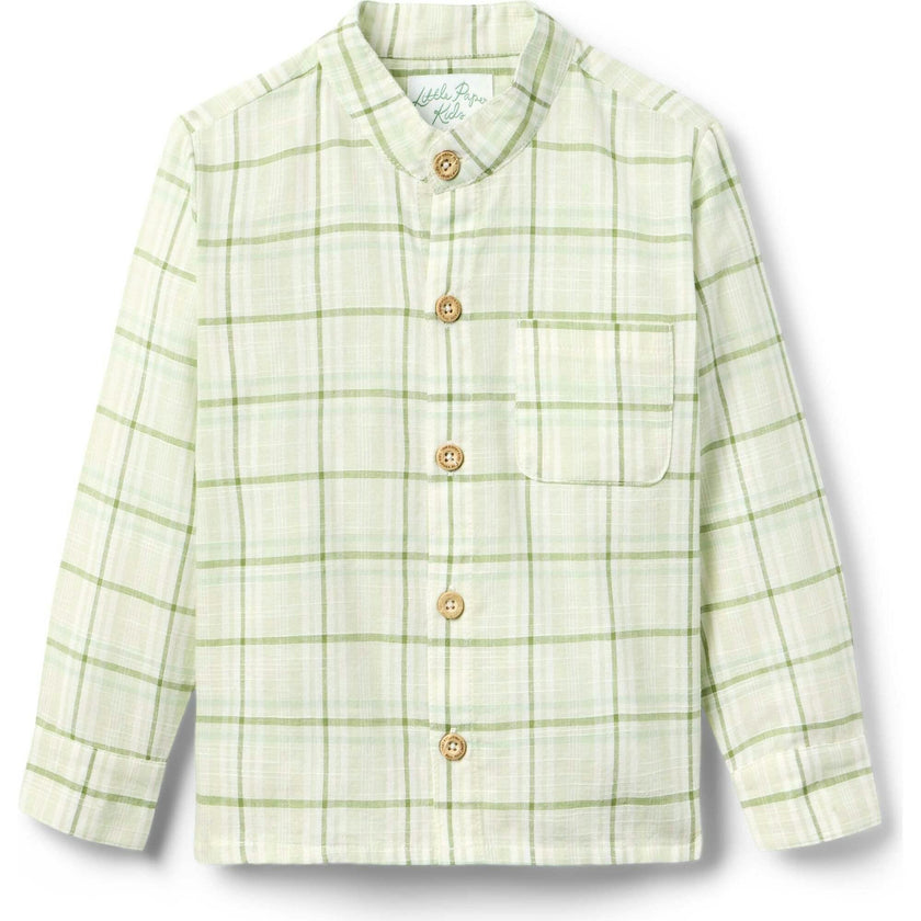 Arthur Long Sleeve Shirt - Meadow Plaid