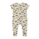 Short Sleeve Henley Romper