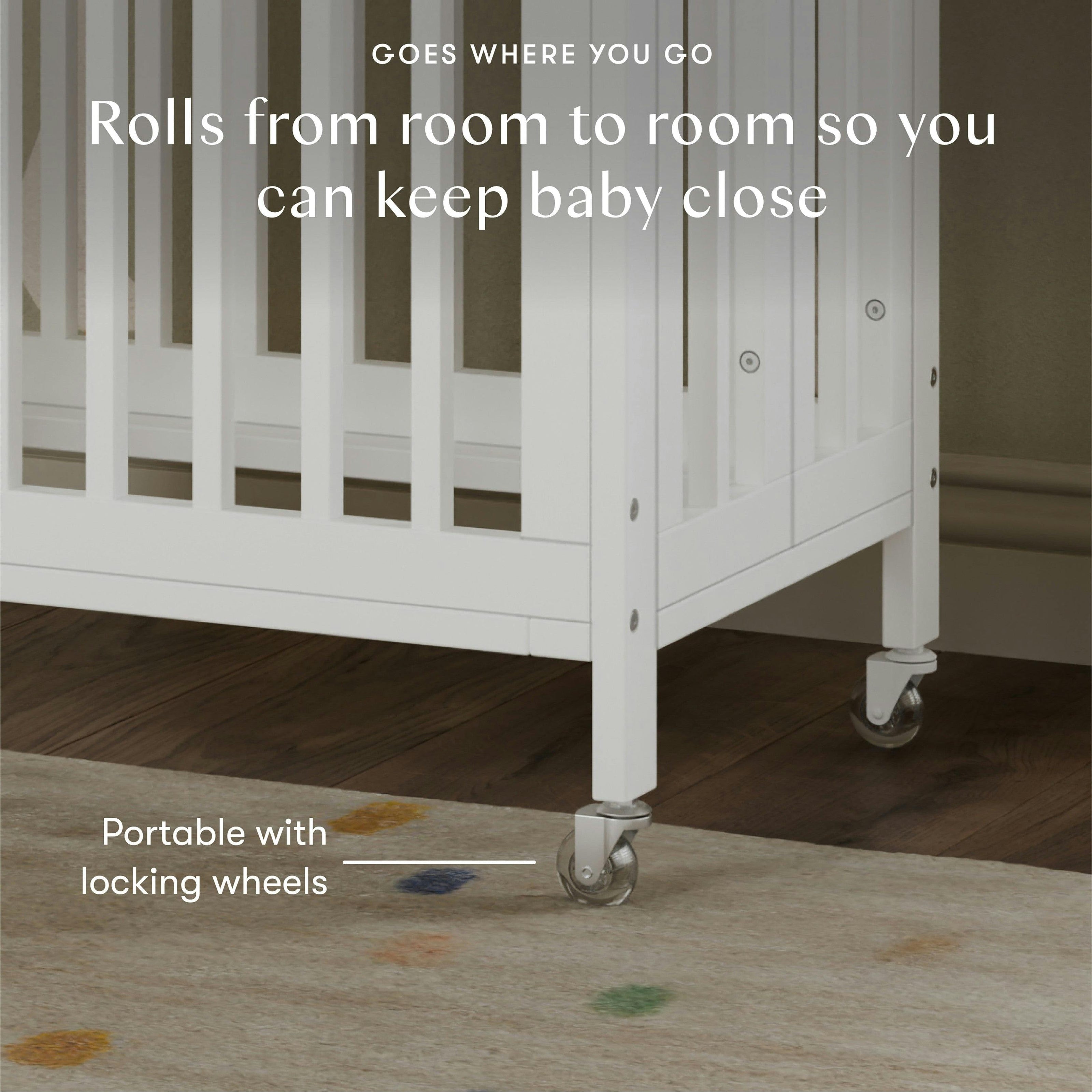 Babyletto Rolli 9-in-1 Convertible All-Stages® Crib with Bassinet & Toddler Bed Conversion Kits