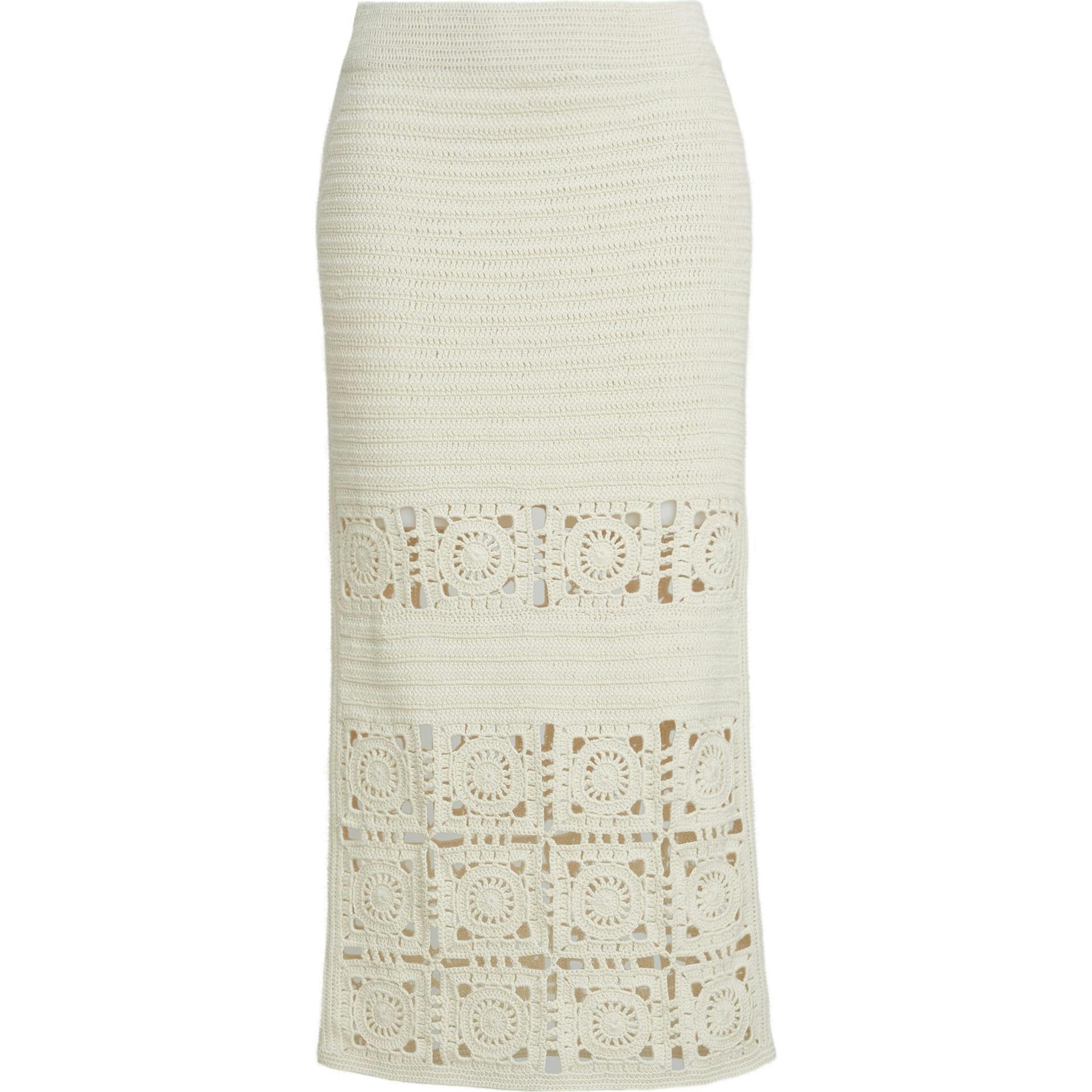 JANA CROCHET SKIRT | IVORY