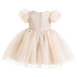 Champagne D'Amico Floral Teacup Dress