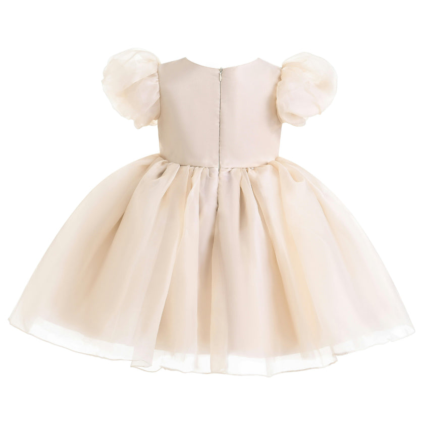 Champagne D'Amico Floral Teacup Dress