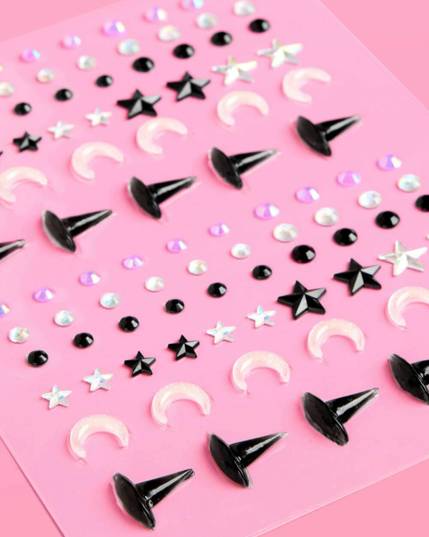 Witch Face Gems - 102 piece iridescent gem set