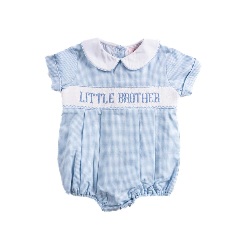Little Brother  Bubble - Blue Gingham SS26