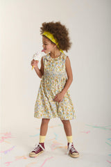 Hand-Smocked Girls Dress - Caroline
