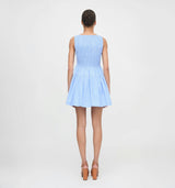 The Cosima Mini Nap Dress - Blue Stripe