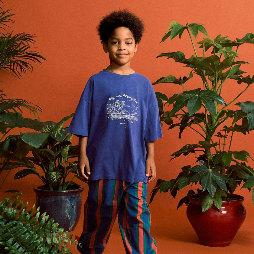 LEISURELY T-SHIRT BLUE