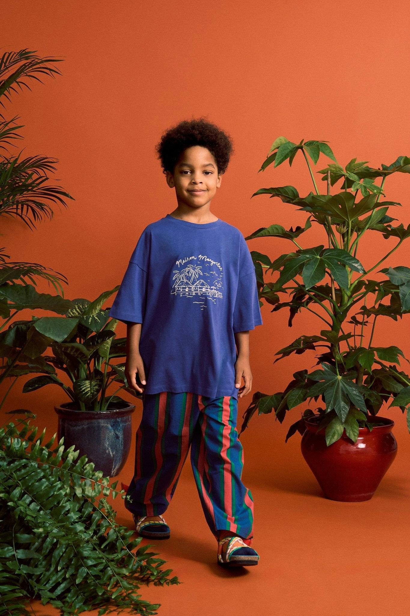LEISURELY T-SHIRT BLUE