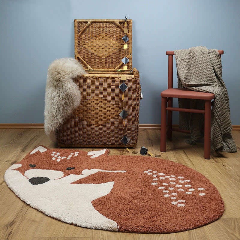 Non-Slip Back Hand-Tufted Rug