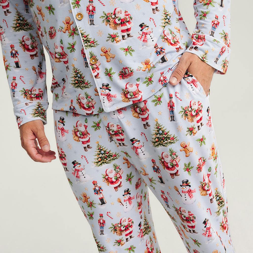 Saint Nicolas Men's Luxe Pajama Pant Set