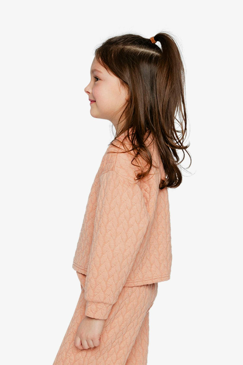 Jacquard Sweatshirt Pink