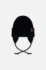 Baby Mid-Season Knit Hat Black