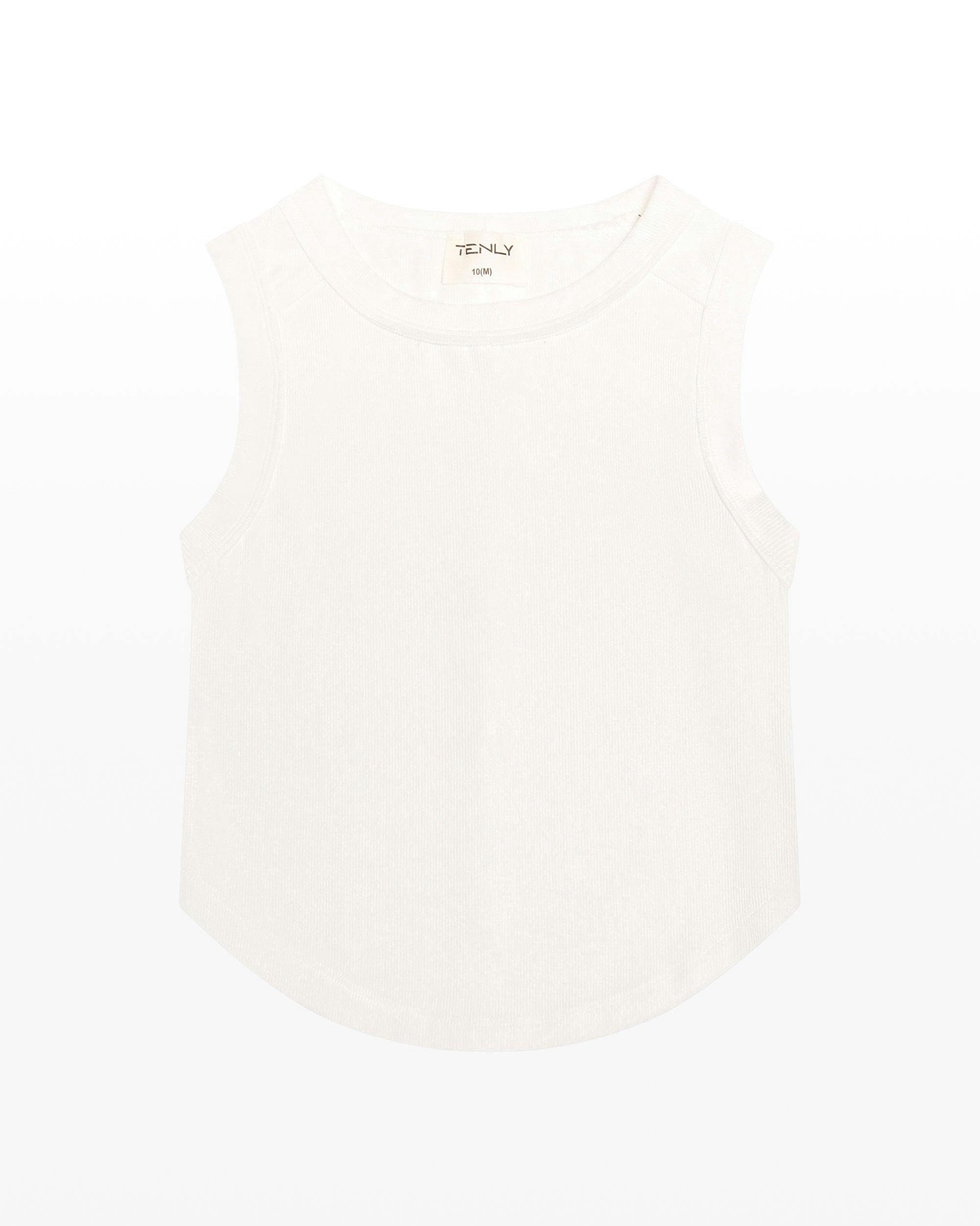 Ribbed Exposed Seam Tank Top