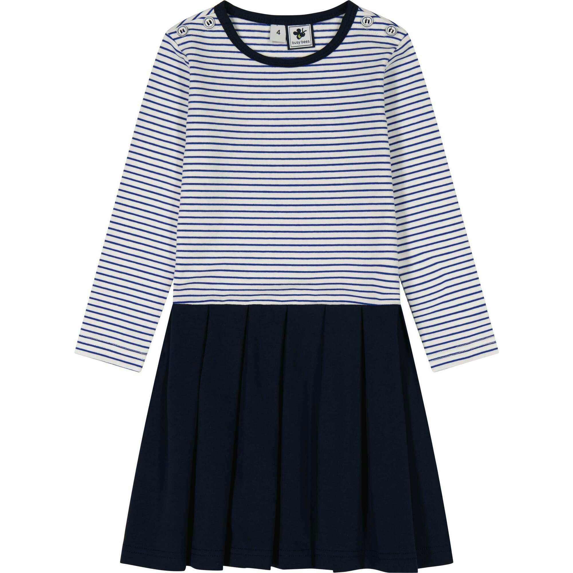 Francesca Girls Striped Dropwaist Dress, Stripes