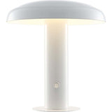 Suillius 11" Contemporary Bohemian Rechargeable/Cordless Iron Integrated LED Mushroom Table Lamp