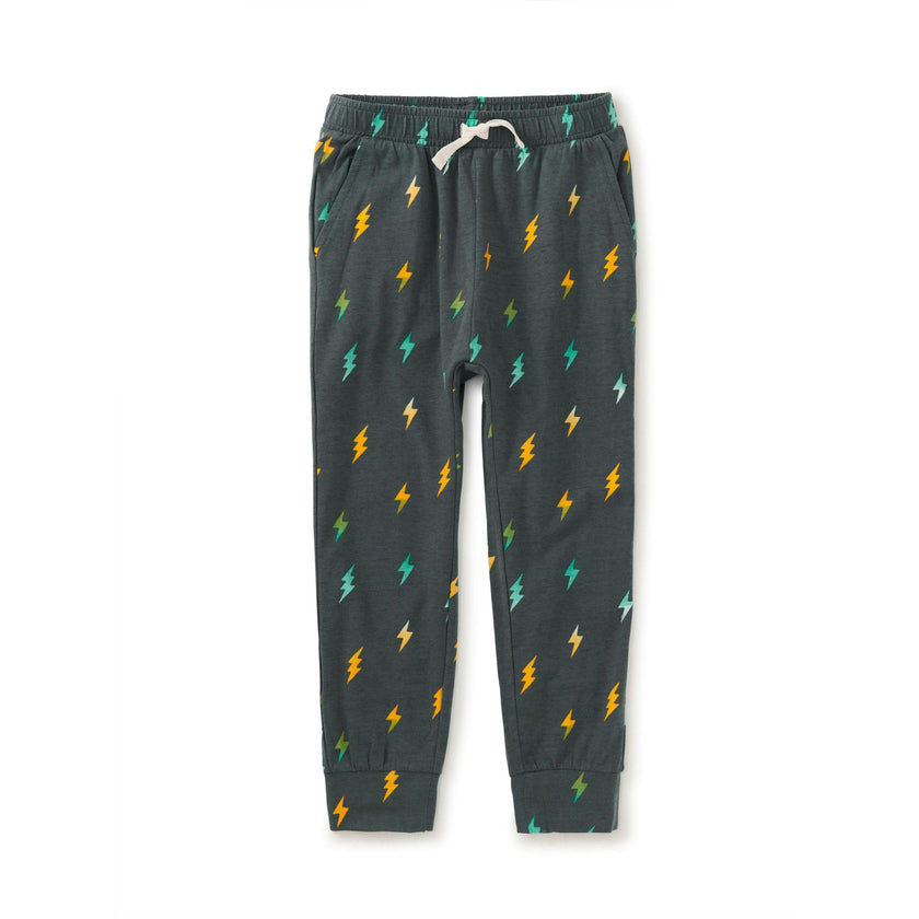 Stretchy Everyday Joggers, Lightning Bolts