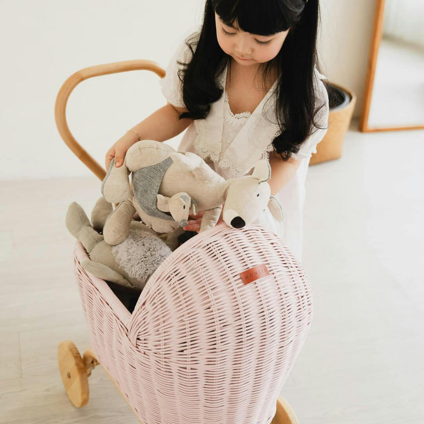 Handcrafted - Colette Doll Stroller - Pink