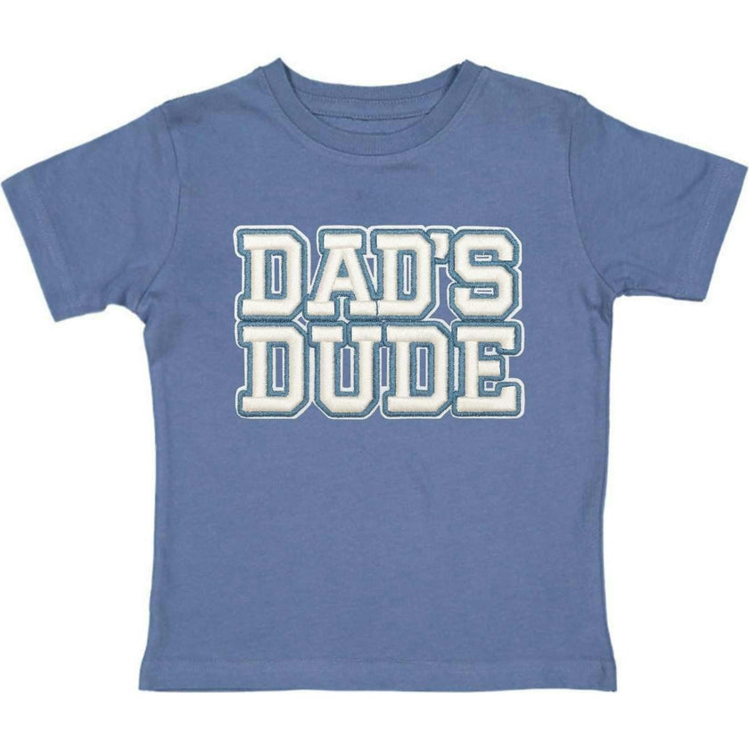 Dad's Dude Patch Short Sleeve T-Shirt - Indigo