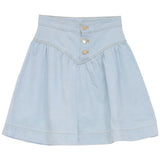 Denim V Yoke Skirt