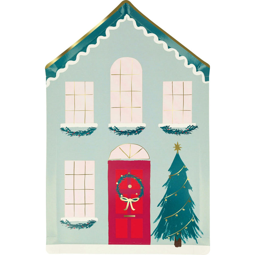 Festive House Plates